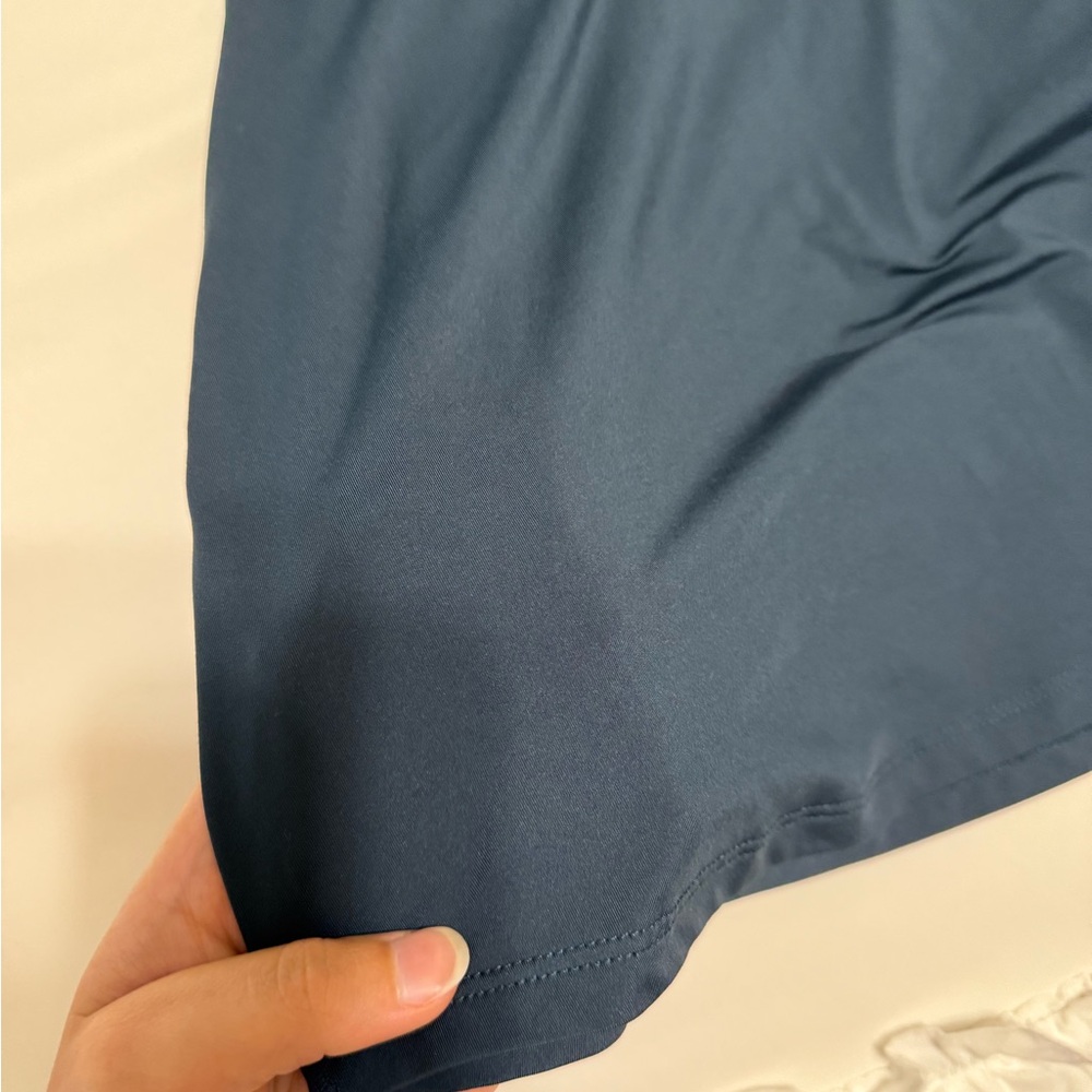 Nike Women's Deep Blue Muscle Tee - Picture 3 of 4